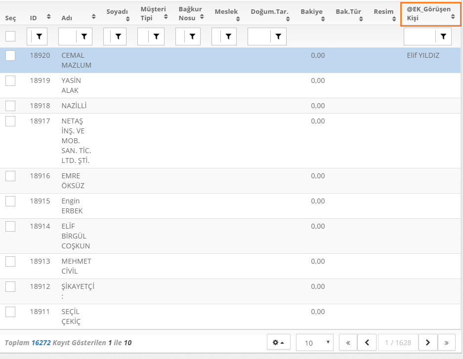 ek alanı tabloya ekleme 5